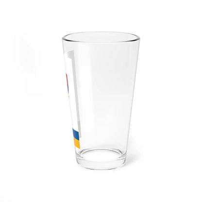 Flag of Csanyoszro vertical (Hungary) Pint Glass 16oz - Go Mug Yourself