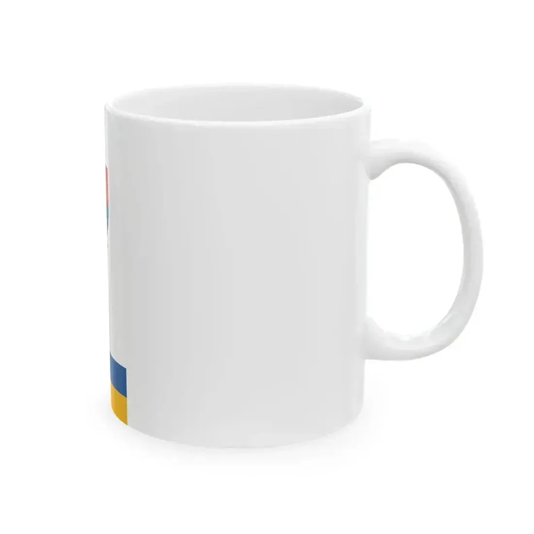 Flag of Csanyoszro vertical (Hungary) White Coffee Mug - Go Mug Yourself