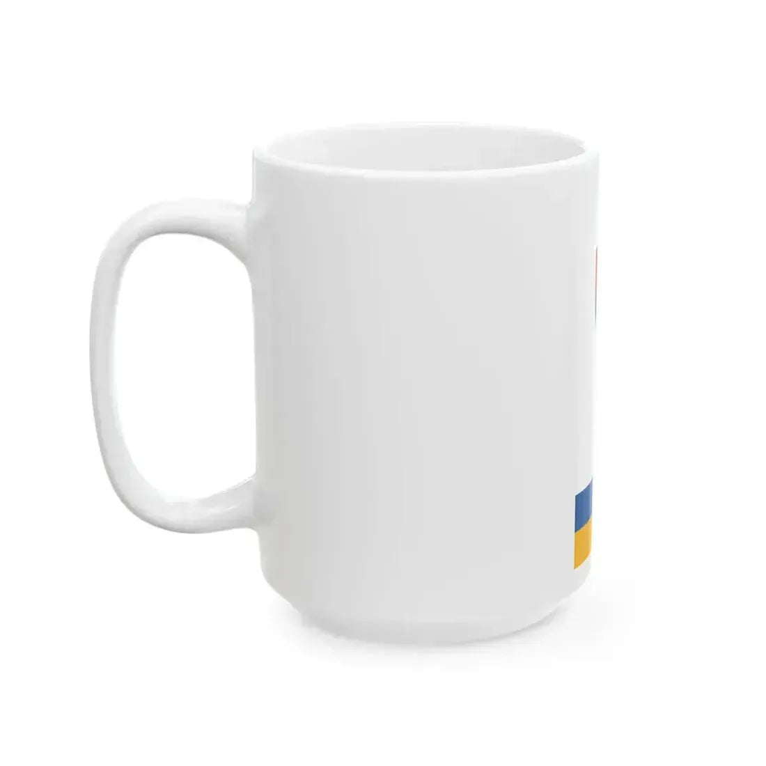 Flag of Csanyoszro vertical (Hungary) White Coffee Mug - Go Mug Yourself