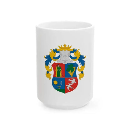 Flag of Csatalja (Hungary) White Coffee Mug 15oz - Go Mug Yourself