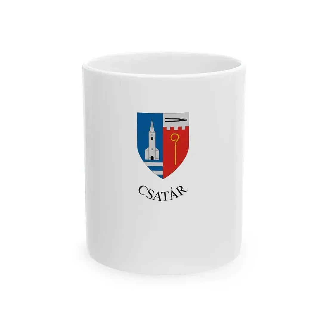 Flag of Csatar (Hungary) White Coffee Mug 11oz - Go Mug Yourself