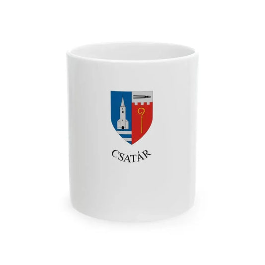 Flag of Csatar (Hungary) White Coffee Mug 11oz - Go Mug Yourself