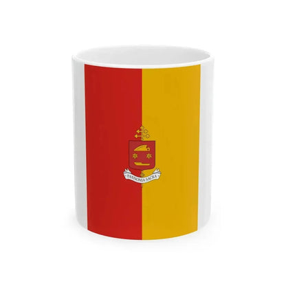 Flag of Csehimindszent (Hungary) White Coffee Mug 11oz - Go Mug Yourself
