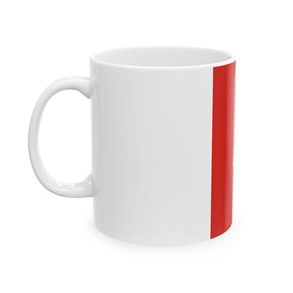 Flag of Csehimindszent (Hungary) White Coffee Mug-Go Mug Yourself
