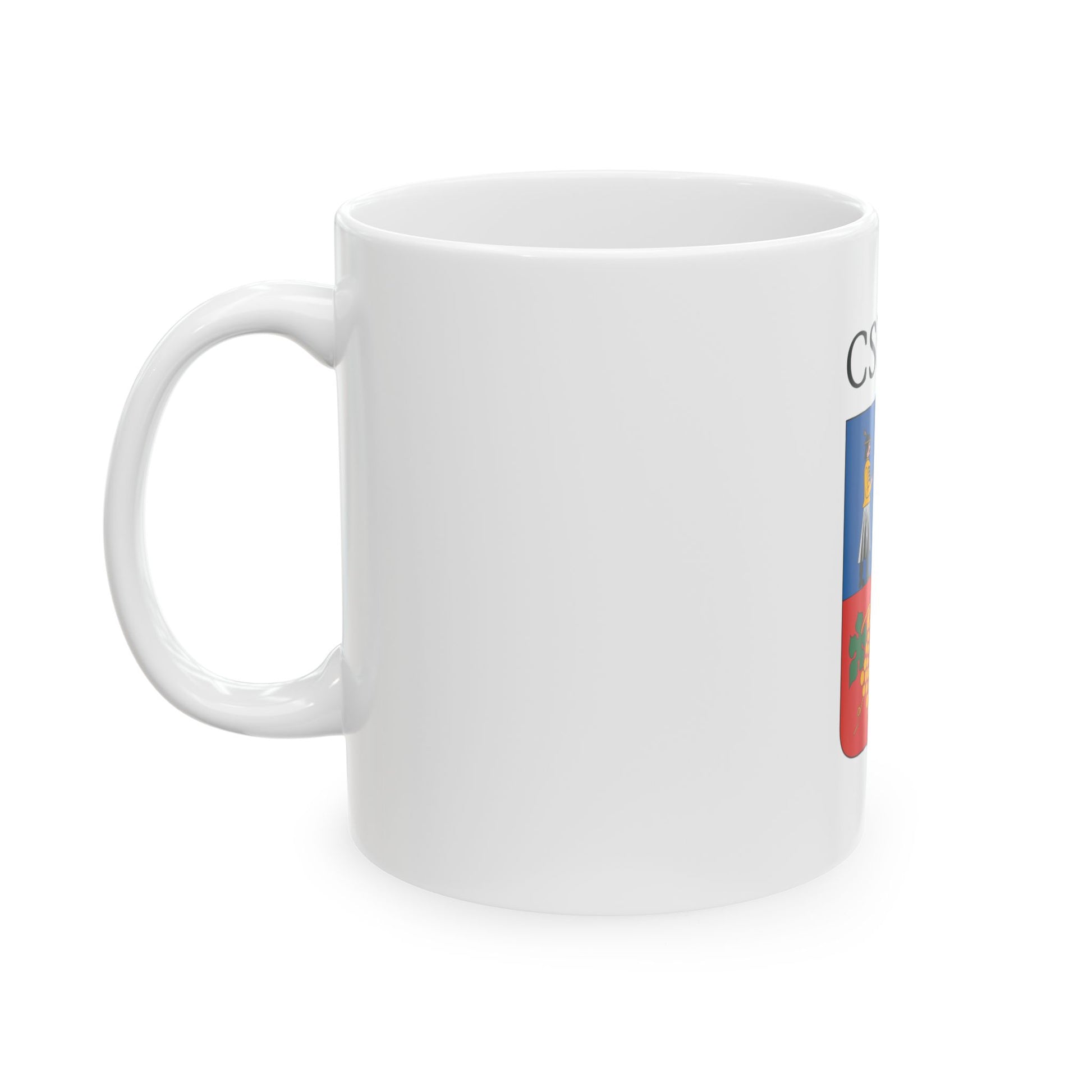 Flag of Csemo (Hungary) White Coffee Mug-Go Mug Yourself