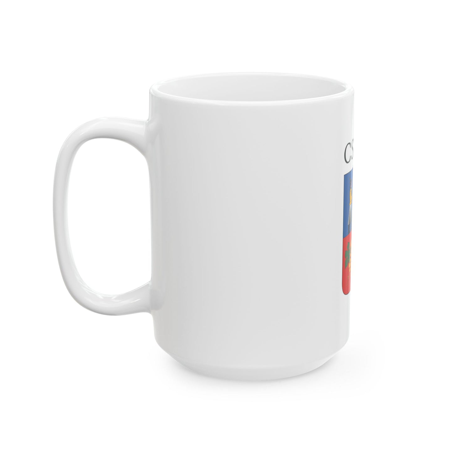 Flag of Csemo (Hungary) White Coffee Mug-Go Mug Yourself