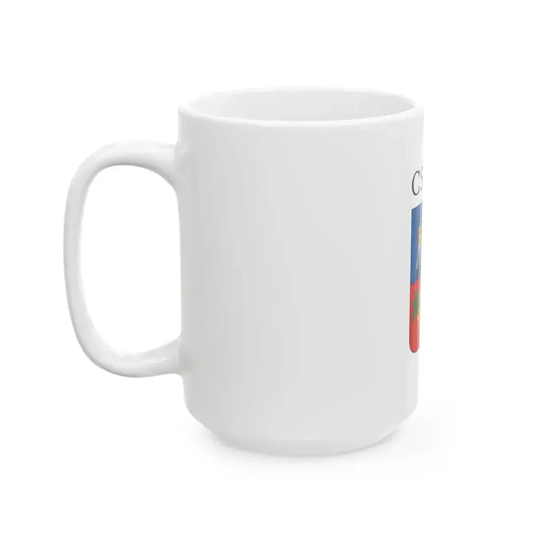 Flag of Csemo (Hungary) White Coffee Mug - Go Mug Yourself