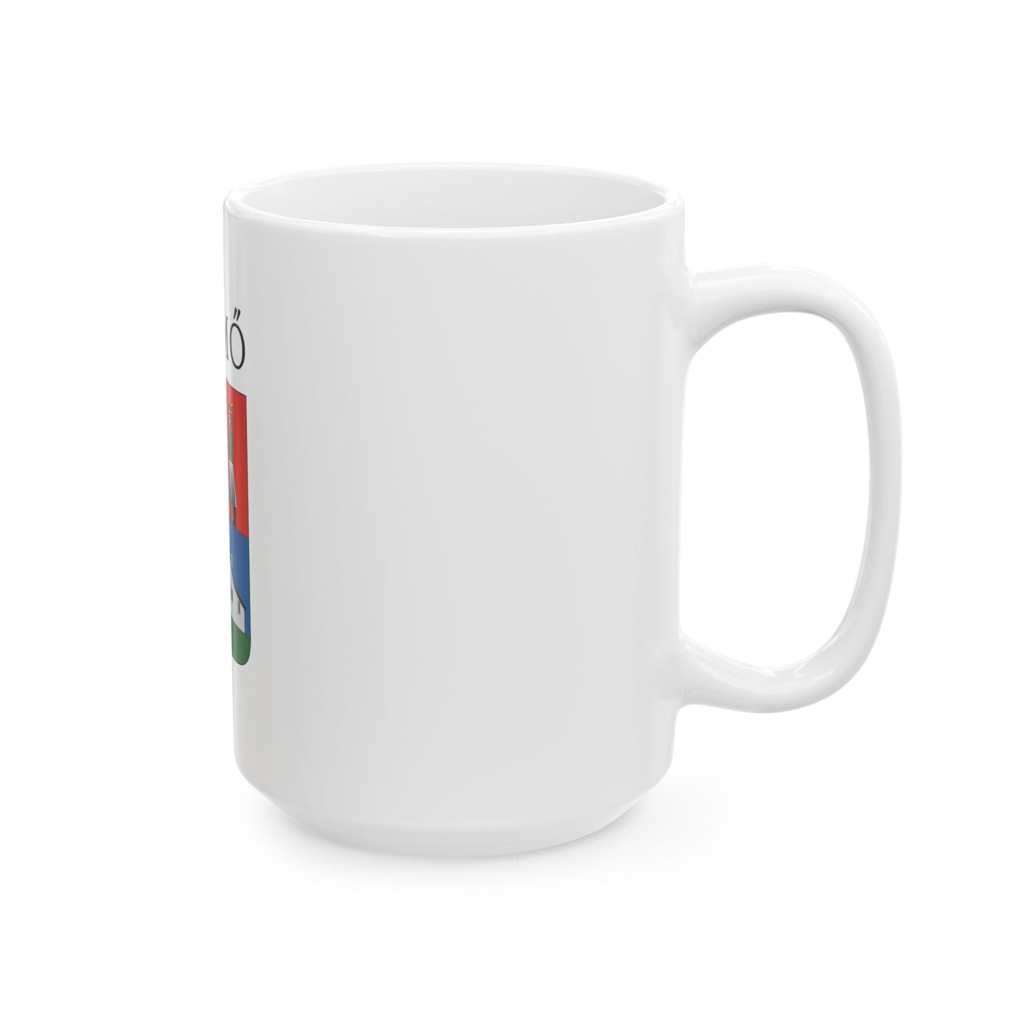 Flag of Csemo (Hungary) White Coffee Mug-Go Mug Yourself