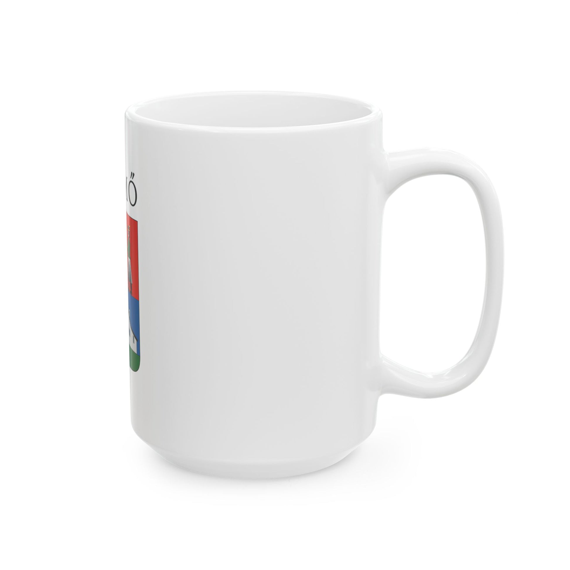 Flag of Csemo (Hungary) White Coffee Mug-Go Mug Yourself