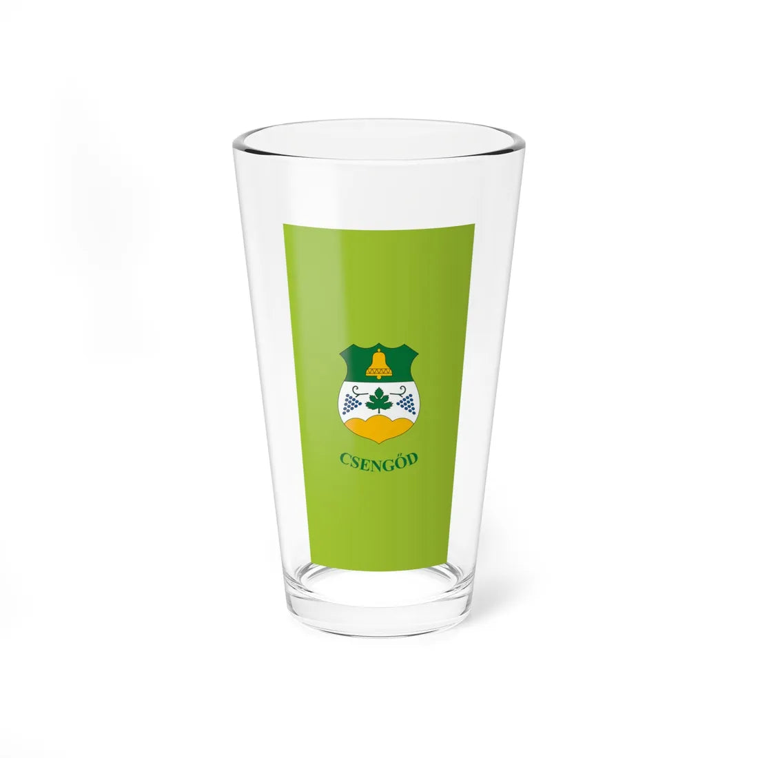 Flag of Csengod vertical (Hungary) Pint Glass 16oz 16oz - Go Mug Yourself