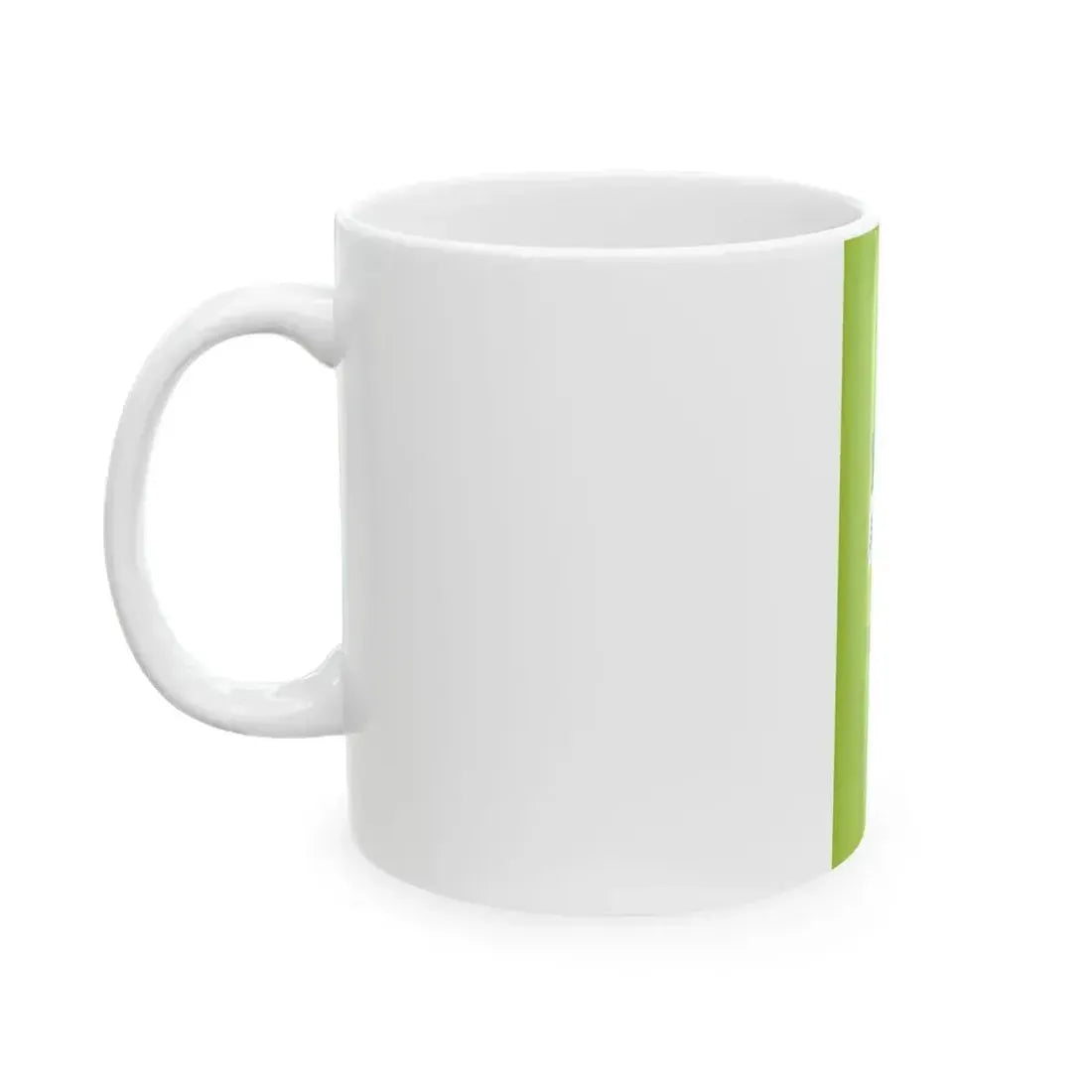 Flag of Csengod vertical (Hungary) White Coffee Mug - Go Mug Yourself
