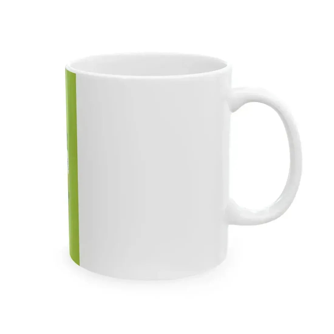 Flag of Csengod vertical (Hungary) White Coffee Mug - Go Mug Yourself