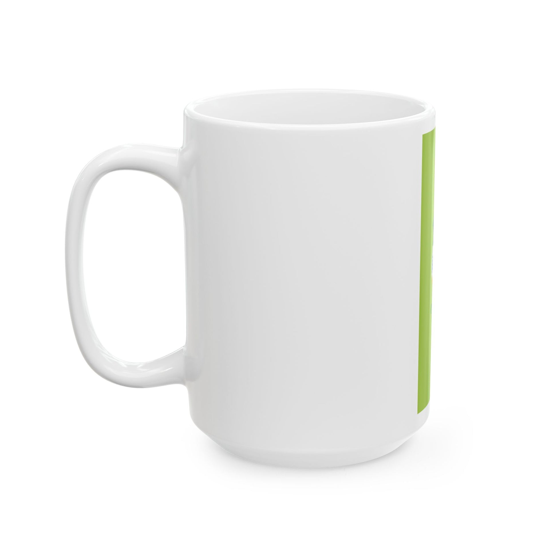 Flag of Csengod vertical (Hungary) White Coffee Mug-Go Mug Yourself