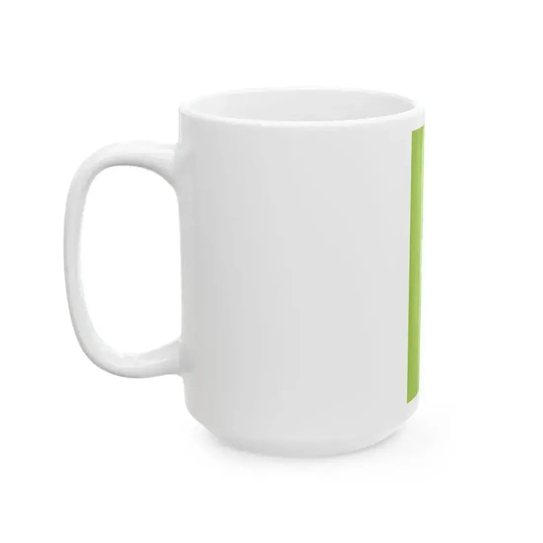 Flag of Csengod vertical (Hungary) White Coffee Mug - Go Mug Yourself