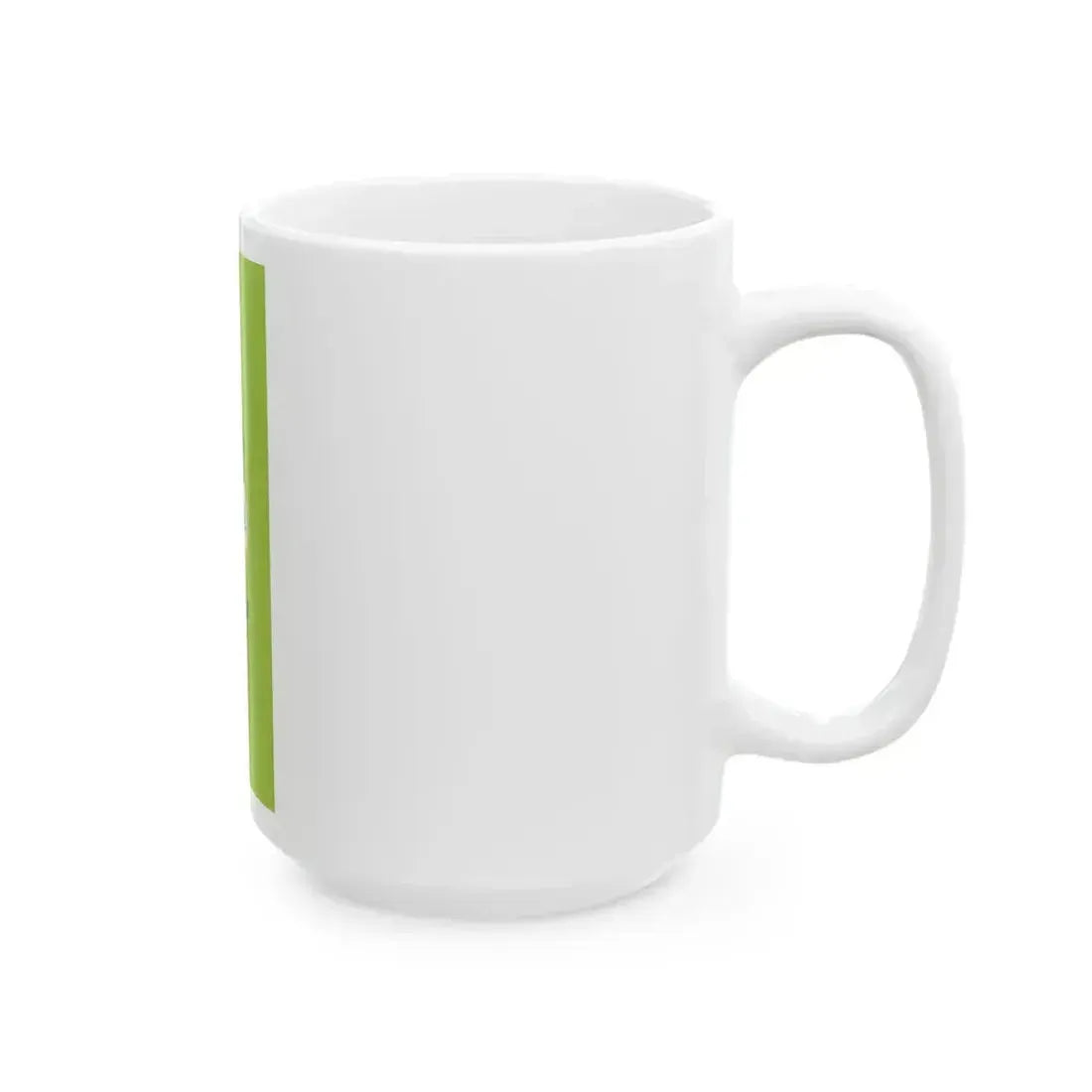Flag of Csengod vertical (Hungary) White Coffee Mug - Go Mug Yourself