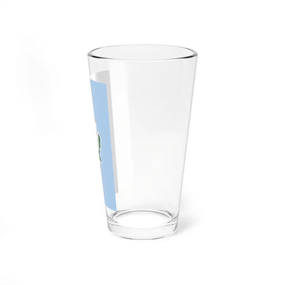 Flag of Csenye vertical (Hungary) Pint Glass 16oz - Go Mug Yourself