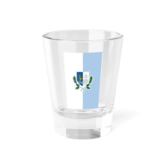 Flag of Csenye vertical (Hungary) Shot Glass 1.5oz 1.5oz - Go Mug Yourself