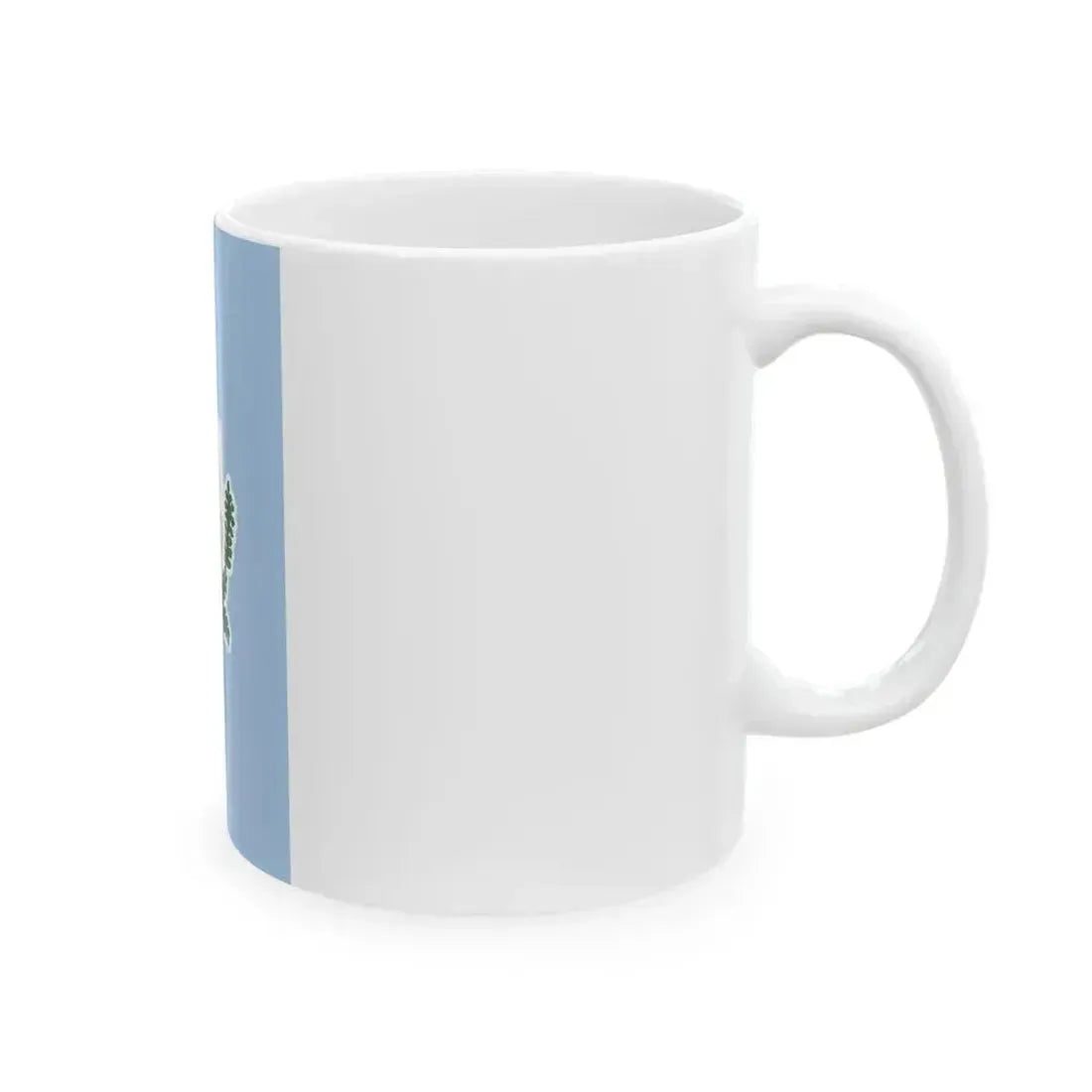 Flag of Csenye vertical (Hungary) White Coffee Mug - Go Mug Yourself