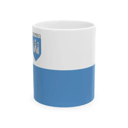 Flag of Csepreg (Hungary) White Coffee Mug 11oz - Go Mug Yourself