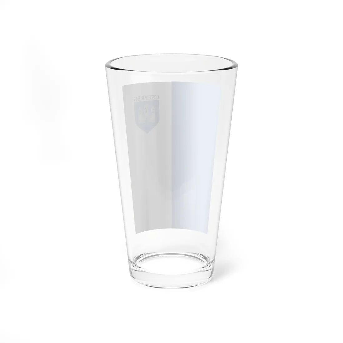 Flag of Csepreg vertical (Hungary) Pint Glass 16oz - Go Mug Yourself