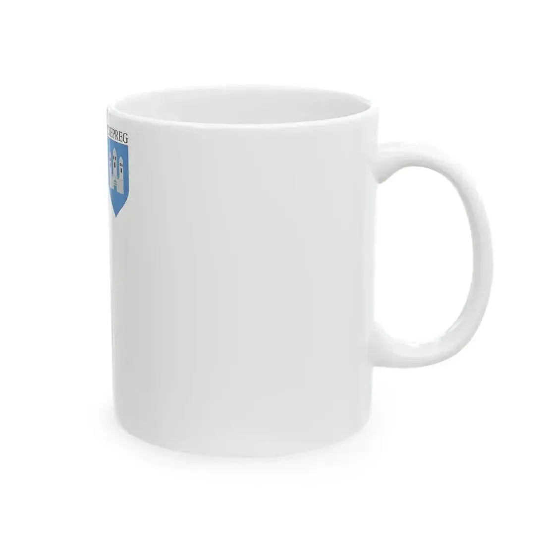 Flag of Csepreg vertical (Hungary) White Coffee Mug - Go Mug Yourself