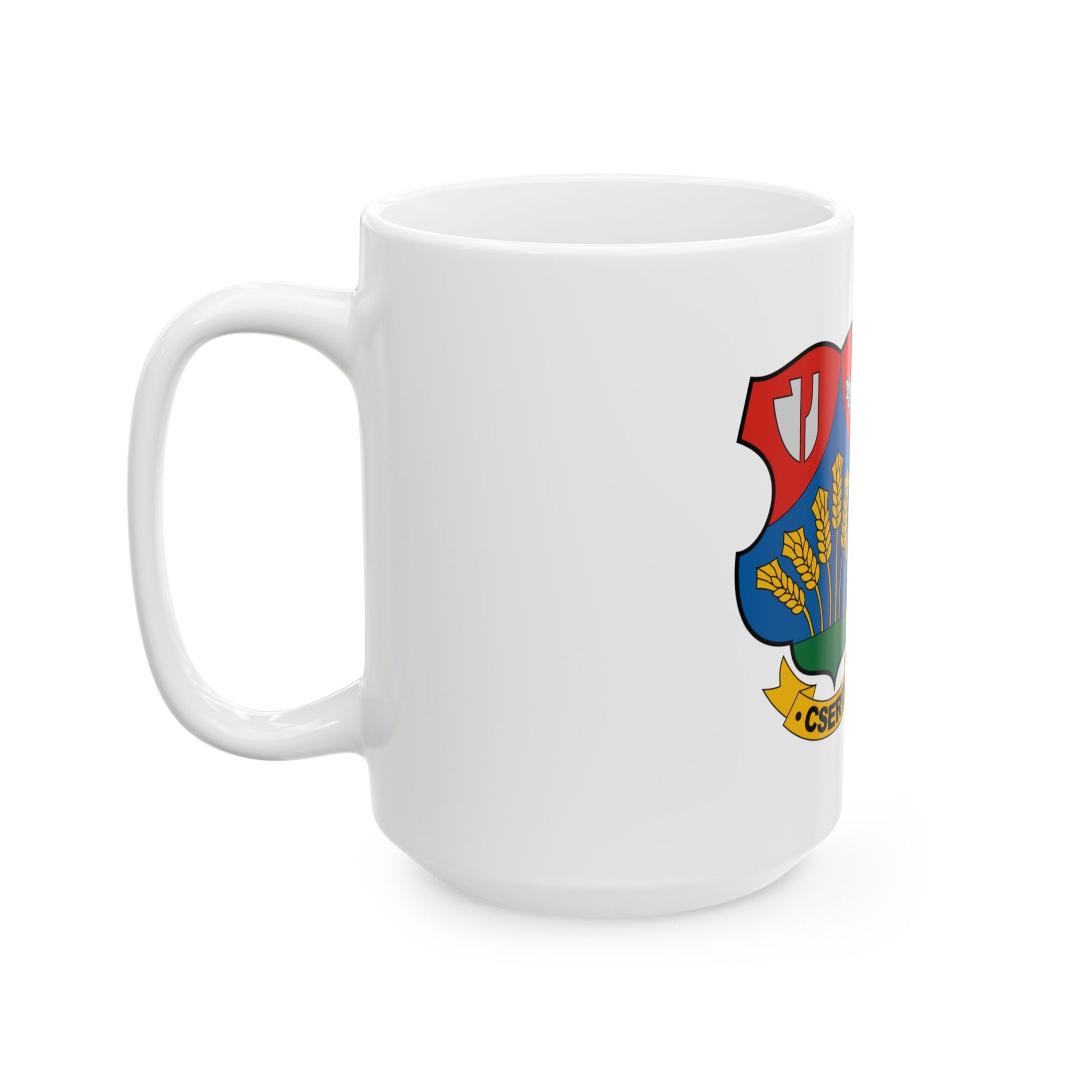 Flag of Cserdi (Hungary) White Coffee Mug-Go Mug Yourself