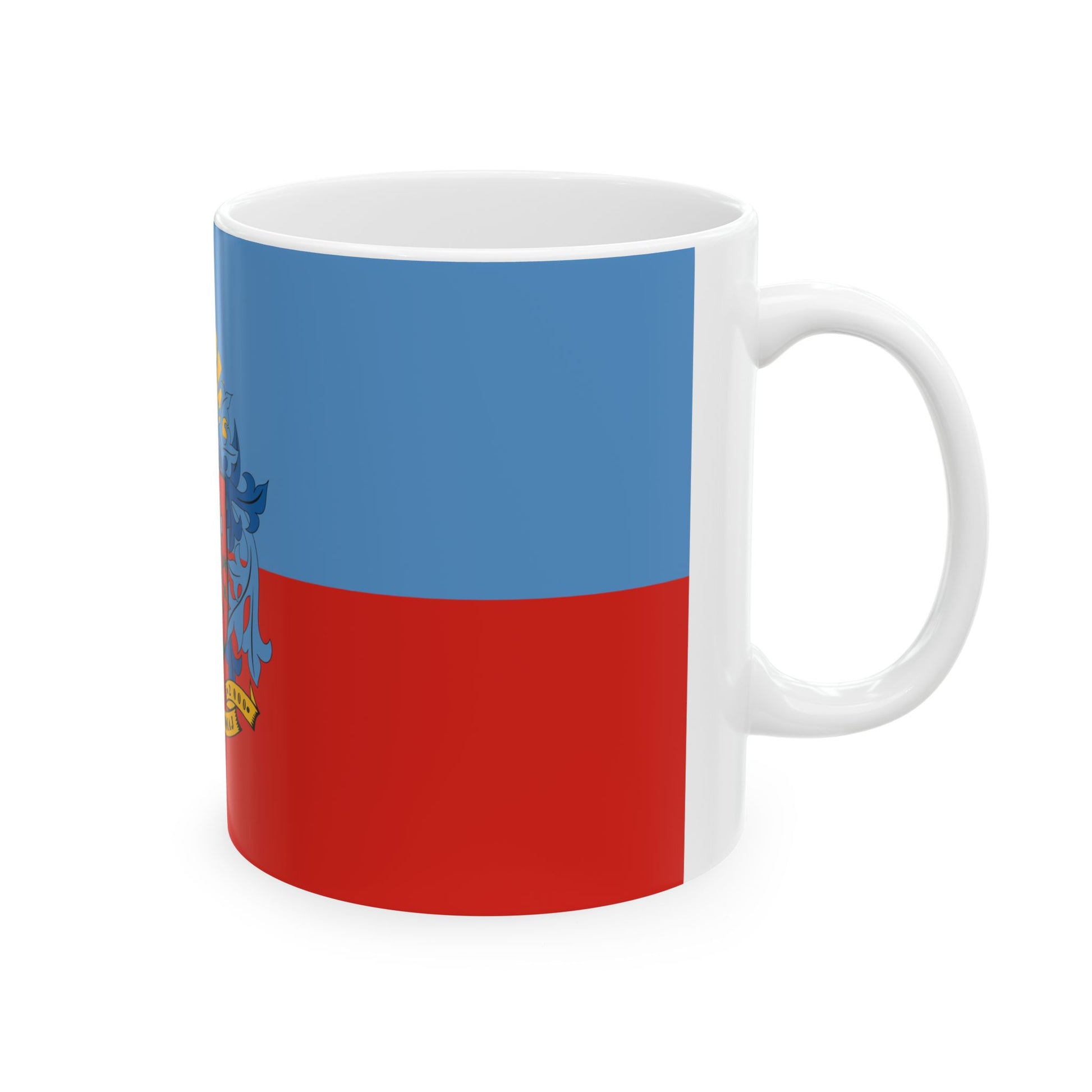 Flag of Cserszegtomaj (Hungary) White Coffee Mug-Go Mug Yourself