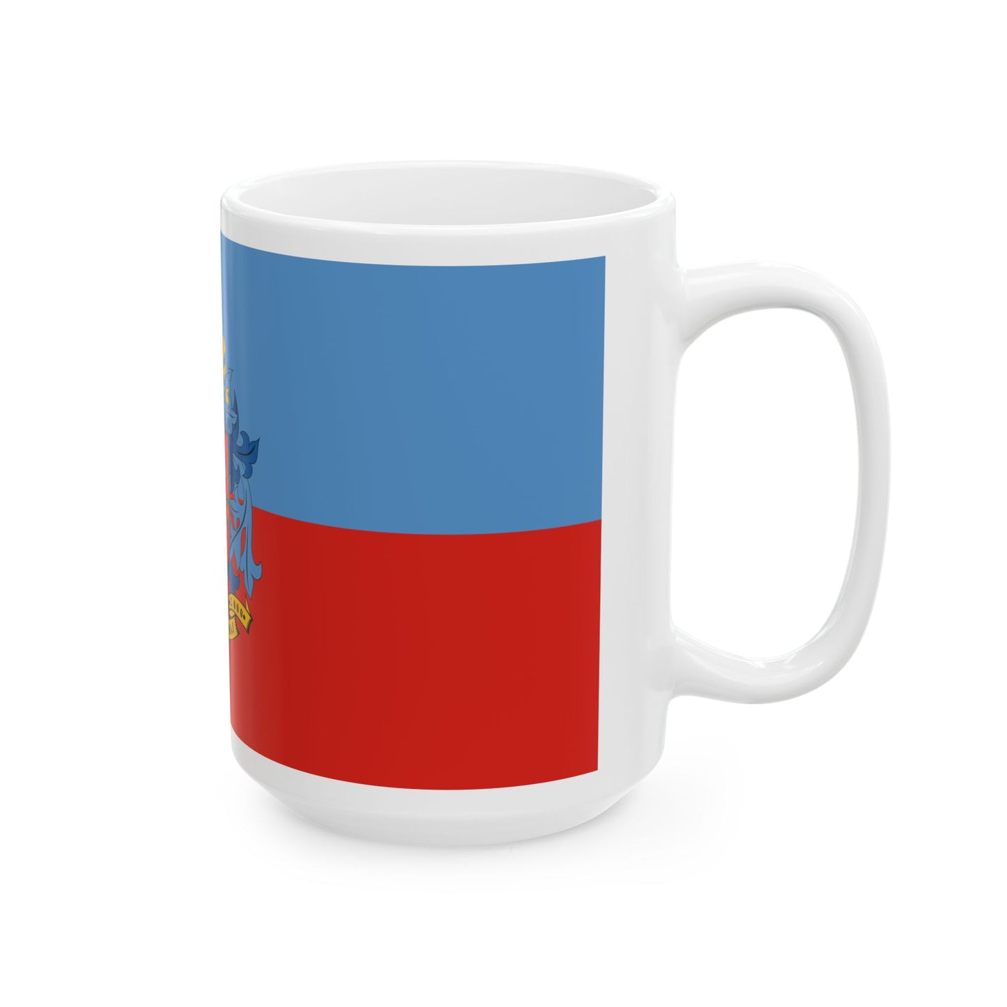 Flag of Cserszegtomaj (Hungary) White Coffee Mug-Go Mug Yourself