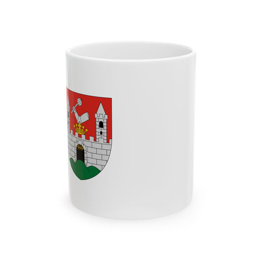 Flag of Csesznek (Hungary) White Coffee Mug-11oz-Go Mug Yourself