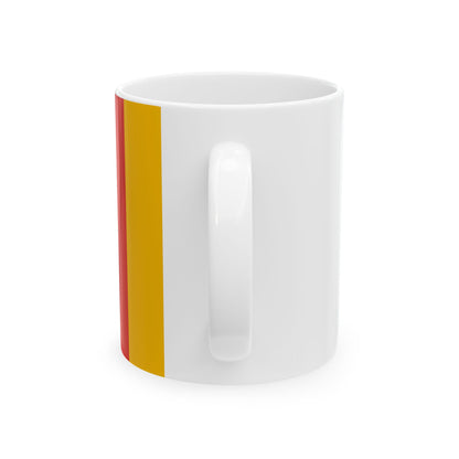 Flag of Csesznek (Hungary) White Coffee Mug-Go Mug Yourself