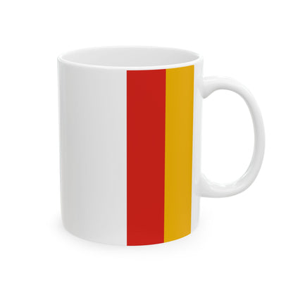 Flag of Csesznek (Hungary) White Coffee Mug-Go Mug Yourself