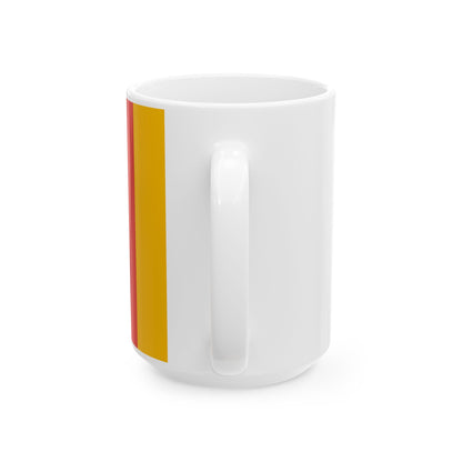 Flag of Csesznek (Hungary) White Coffee Mug-Go Mug Yourself