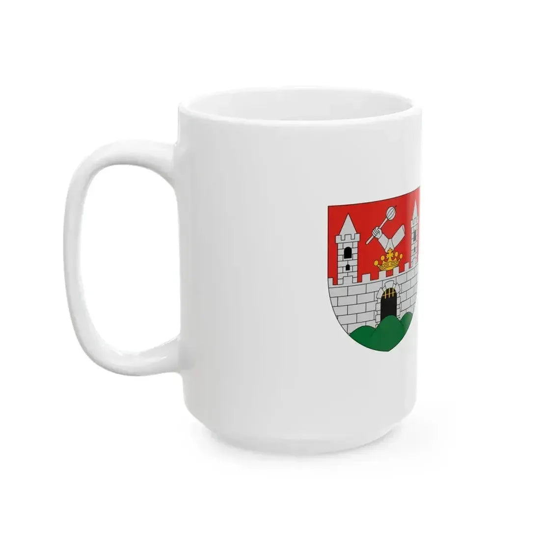 Flag of Csesznek (Hungary) White Coffee Mug - Go Mug Yourself