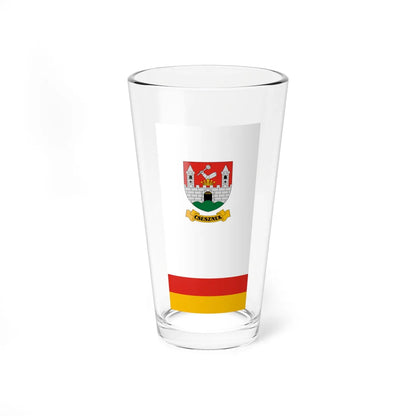 Flag of Csesznek vertical (Hungary) Pint Glass 16oz 16oz - Go Mug Yourself