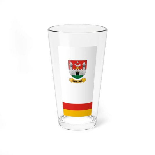 Flag of Csesznek vertical (Hungary) Pint Glass 16oz 16oz - Go Mug Yourself