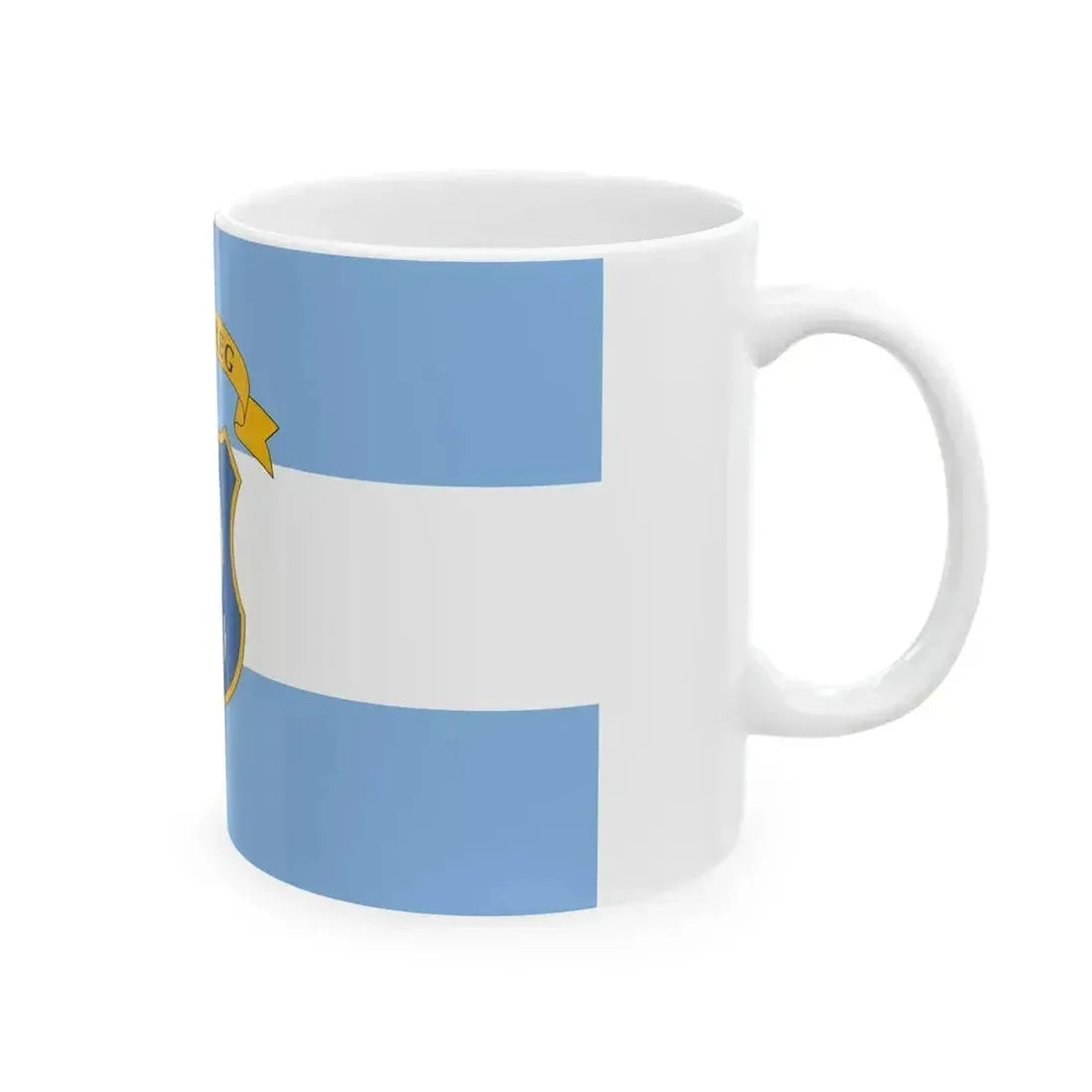 Flag of Csesztreg (Hungary) White Coffee Mug - Go Mug Yourself