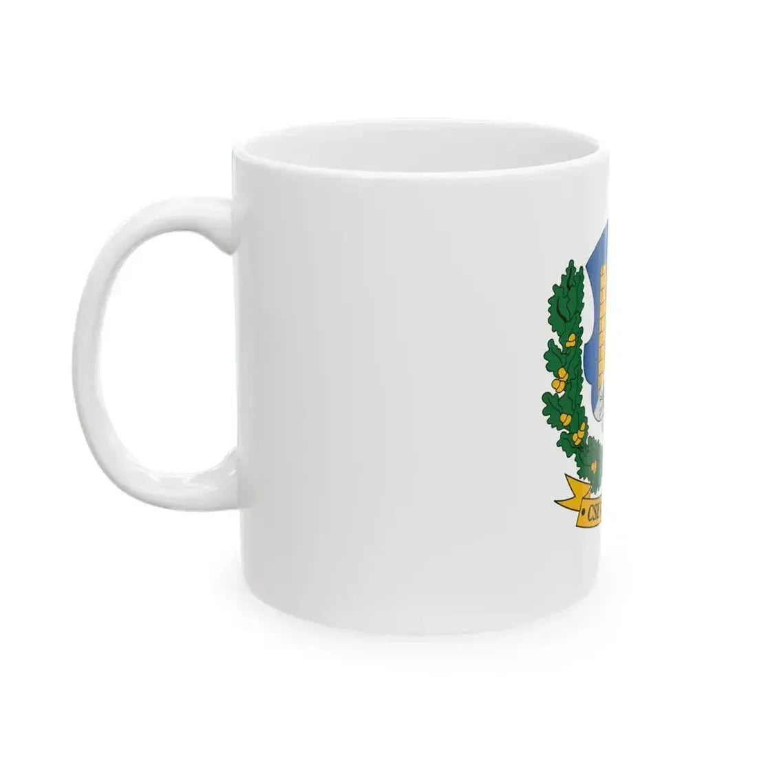 Flag of Csevharaszt (Hungary) White Coffee Mug - Go Mug Yourself