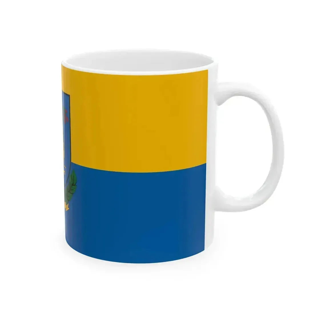 Flag of Csipkerek (Hungary) White Coffee Mug - Go Mug Yourself