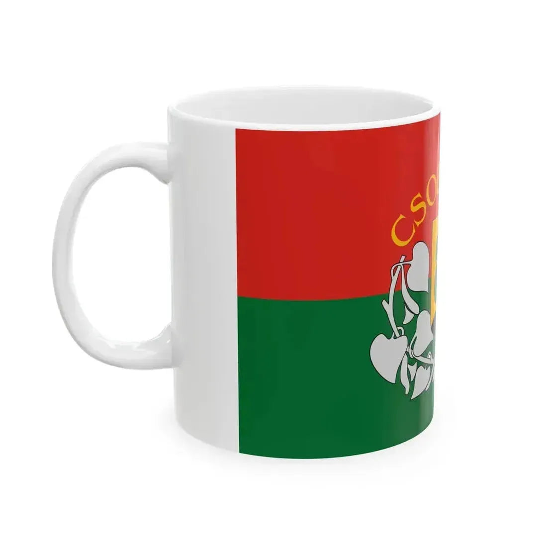 Flag of Csobanka (Hungary) White Coffee Mug - Go Mug Yourself