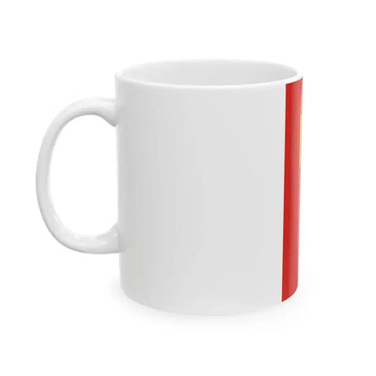 Flag of Csobanka vertical (Hungary) White Coffee Mug - Go Mug Yourself