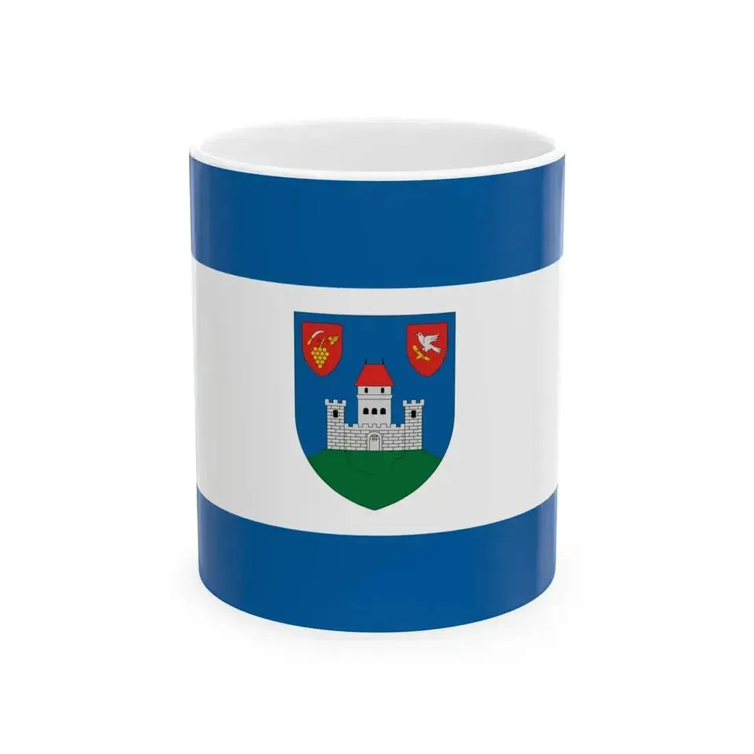 Flag of Csokako (Hungary) White Coffee Mug 11oz - Go Mug Yourself