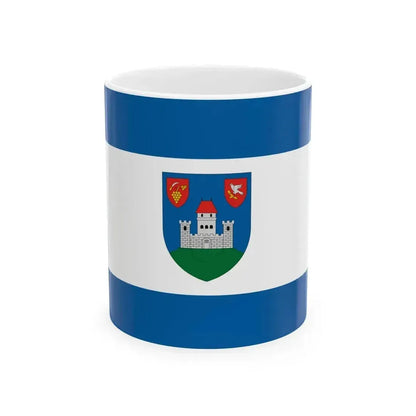 Flag of Csokako (Hungary) White Coffee Mug 11oz - Go Mug Yourself