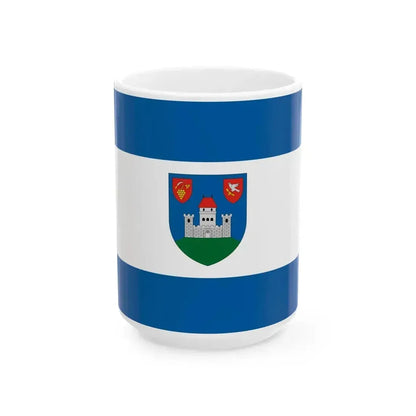 Flag of Csokako (Hungary) White Coffee Mug 15oz - Go Mug Yourself