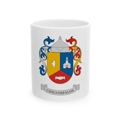 Flag of Csolyospalos (Hungary) White Coffee Mug 11oz - Go Mug Yourself