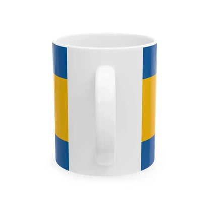 Flag of Csomor (Hungary) White Coffee Mug - Go Mug Yourself