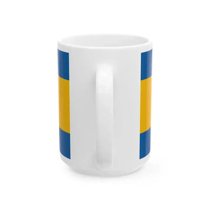 Flag of Csomor (Hungary) White Coffee Mug - Go Mug Yourself