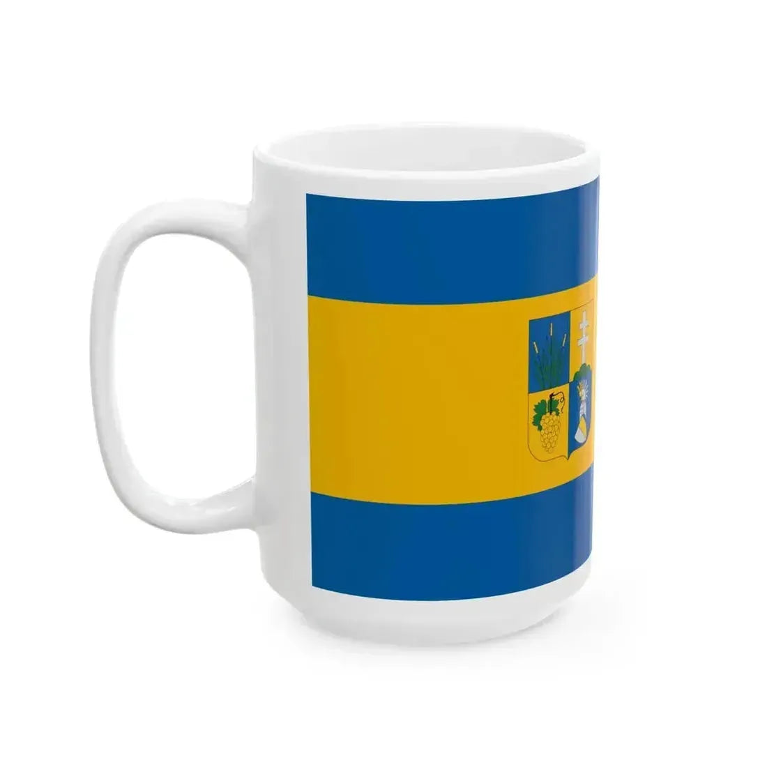 Flag of Csomor (Hungary) White Coffee Mug - Go Mug Yourself