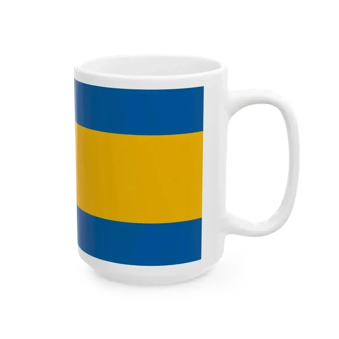 Flag of Csomor (Hungary) White Coffee Mug - Go Mug Yourself