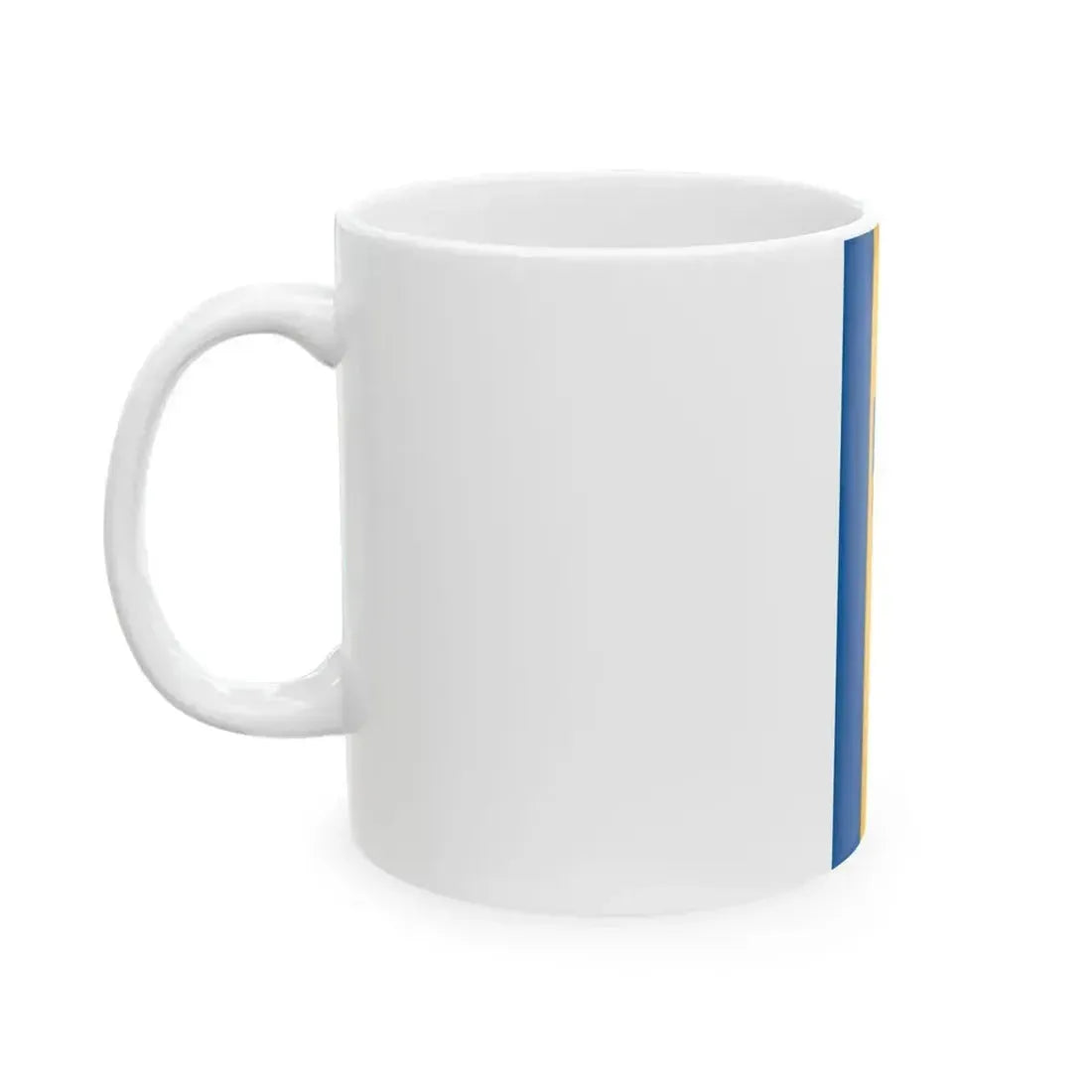 Flag of Csomor vertical (Hungary) White Coffee Mug - Go Mug Yourself
