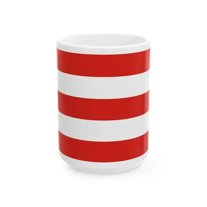 Flag of Csongrad 1941 (Hungary) White Coffee Mug 15oz - Go Mug Yourself